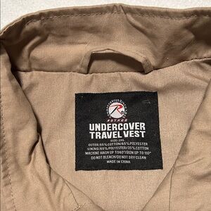 Undercover Travel Vest in Beige
